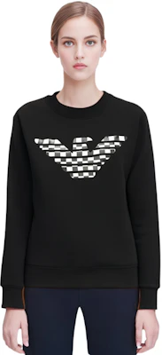 (W) Emporio Armani FW22 徽標印花套頭衫 - 黑色 6H2M8Z-2J49Z-0999 Lookbook (W) Emporio Armani FW22 徽標印花套頭衫 - 黑色 6H2M8Z-2J49Z-0999