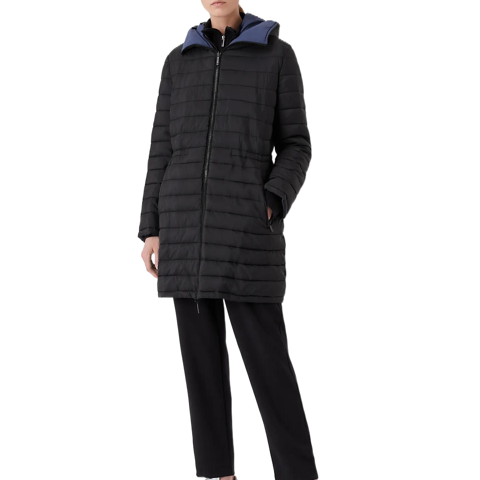 Lookbook (W) 엠포리오 아르마니 FW22 리버서블 플레인 자켓 블랙 6L2L62-2NIIZ-F929