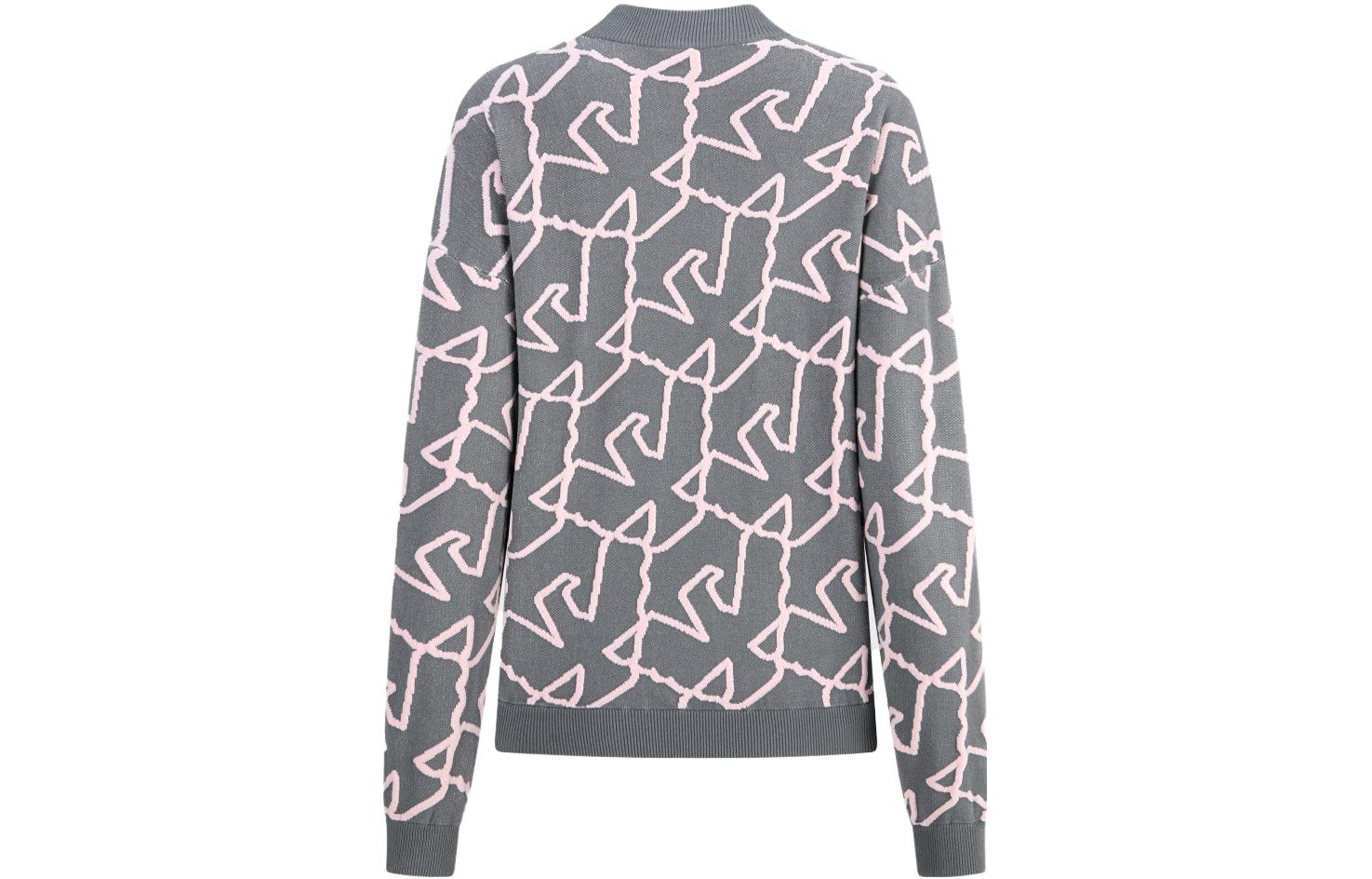 (Women) EMPORIO ARMANI FW23  Logo Crewneck Knit Sweater Grey Pink 6R2MTB-2M20Z-F608 圖 3