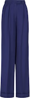 (Women) EMPORIO ARMANI FW23 Pleated Wide-Leg Casual Pants Blue Purple. 6R2P69-2NS9Z-0904 (Women) EMPORIO ARMANI FW23 Pleated Wide-Leg Casual Pants Blue Purple. 6R2P69-2NS9Z-0904