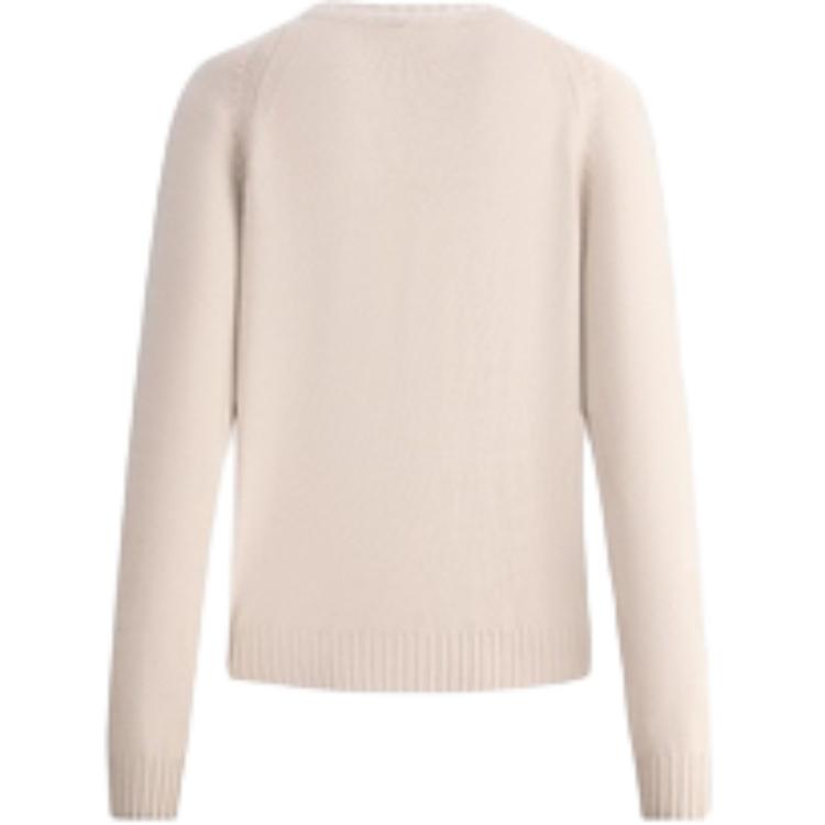 Lookbook (W) EMPORIO ARMANI FW23 Sweater Rajut Logo Ribbed Coklat Muda. 8N2MYL-2MA6Z-0213