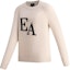 Shop (W) EMPORIO ARMANI FW23 Sweater Rajut Logo Ribbed Coklat Muda. 8N2MYL-2MA6Z-0213