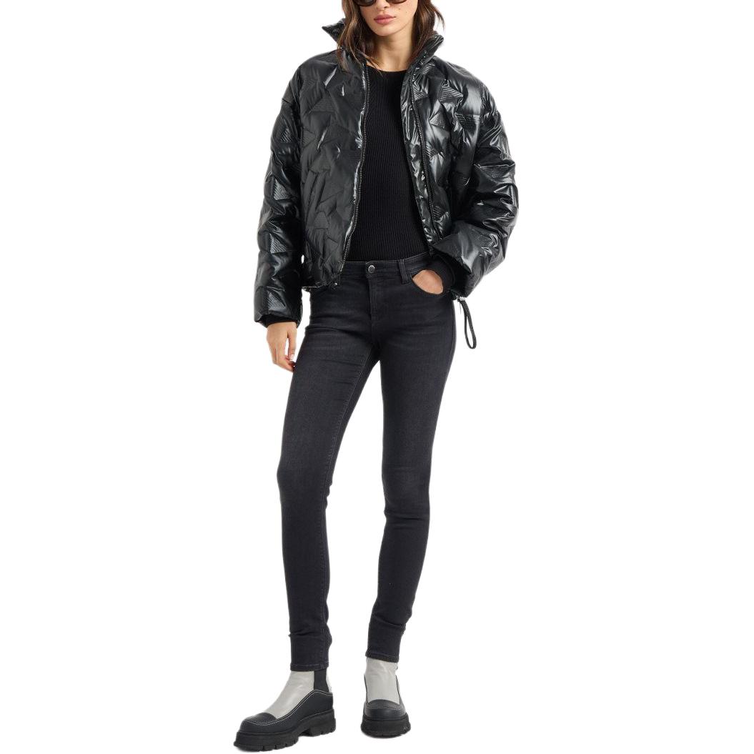 Purchase (W) Emporio Armani FW23 修身中腰直筒牛仔褲 黑色 8N2J28-2DI7Z-0005