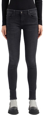 (W) Emporio Armani FW23 修身中腰直筒牛仔褲 黑色 8N2J28-2DI7Z-0005 Details for (W) Emporio Armani FW23 修身中腰直筒牛仔褲 黑色 8N2J28-2DI7Z-0005