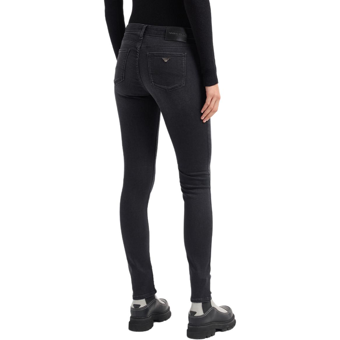 Sizing (W) Emporio Armani FW23 修身中腰直筒牛仔褲 黑色 8N2J28-2DI7Z-0005