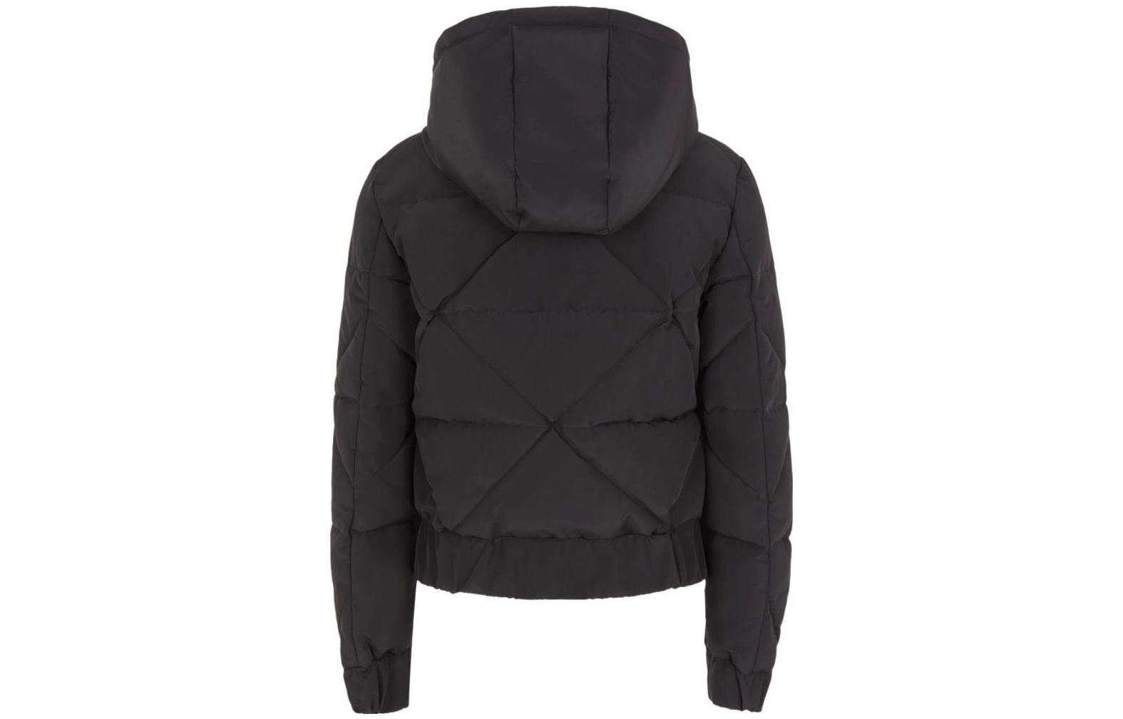 (Women) Emporio Armani FW23 EA7 Black Quilted Hoodie Jacket with Logo Print 6RTB02-TN8AZ-1200 圖 3