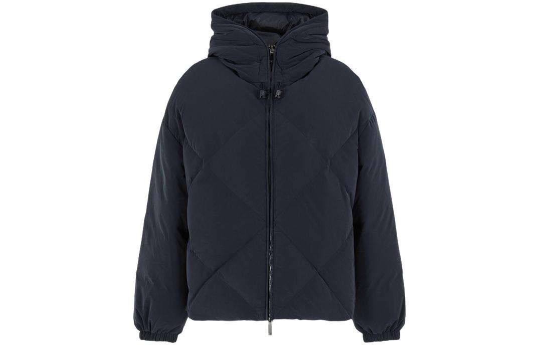 Order (W) EMPORIO ARMANI FW23 海軍藍羽絨連帽外套 女款。 6R2B79-2NFEZ-0926
