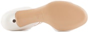 Shop (W) Emporio Armani Geometric Leg dan Heel 'Ivory Nappa Leather Stiletto' X3P803XF271100395