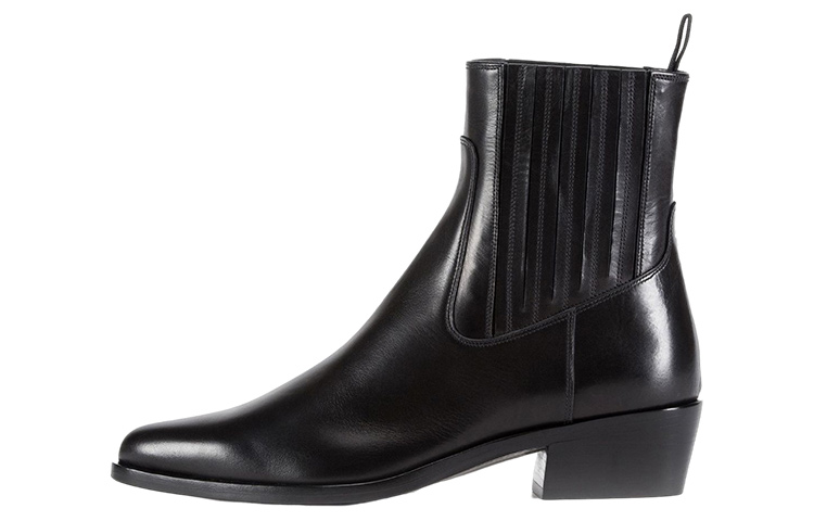 (W) Emporio Armani High-Top Boot 'Black Leather'