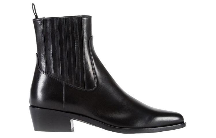 (W) Emporio Armani High-Top Boot 'Black Leather' 圖 2
