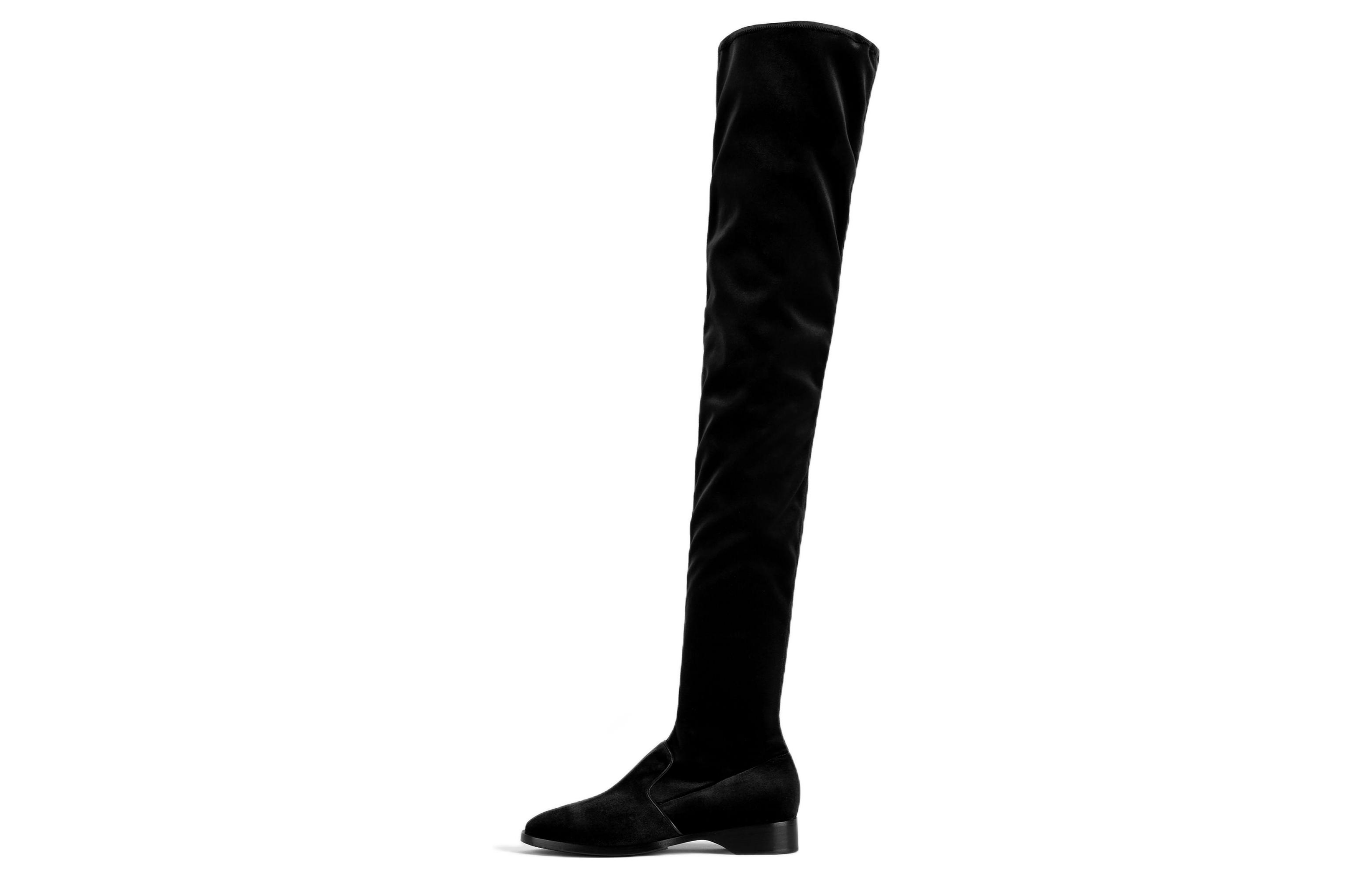(Women) Emporio Armani High-Top Boot 'Fashion Chunky Heel Black' X1O232XN3371K001