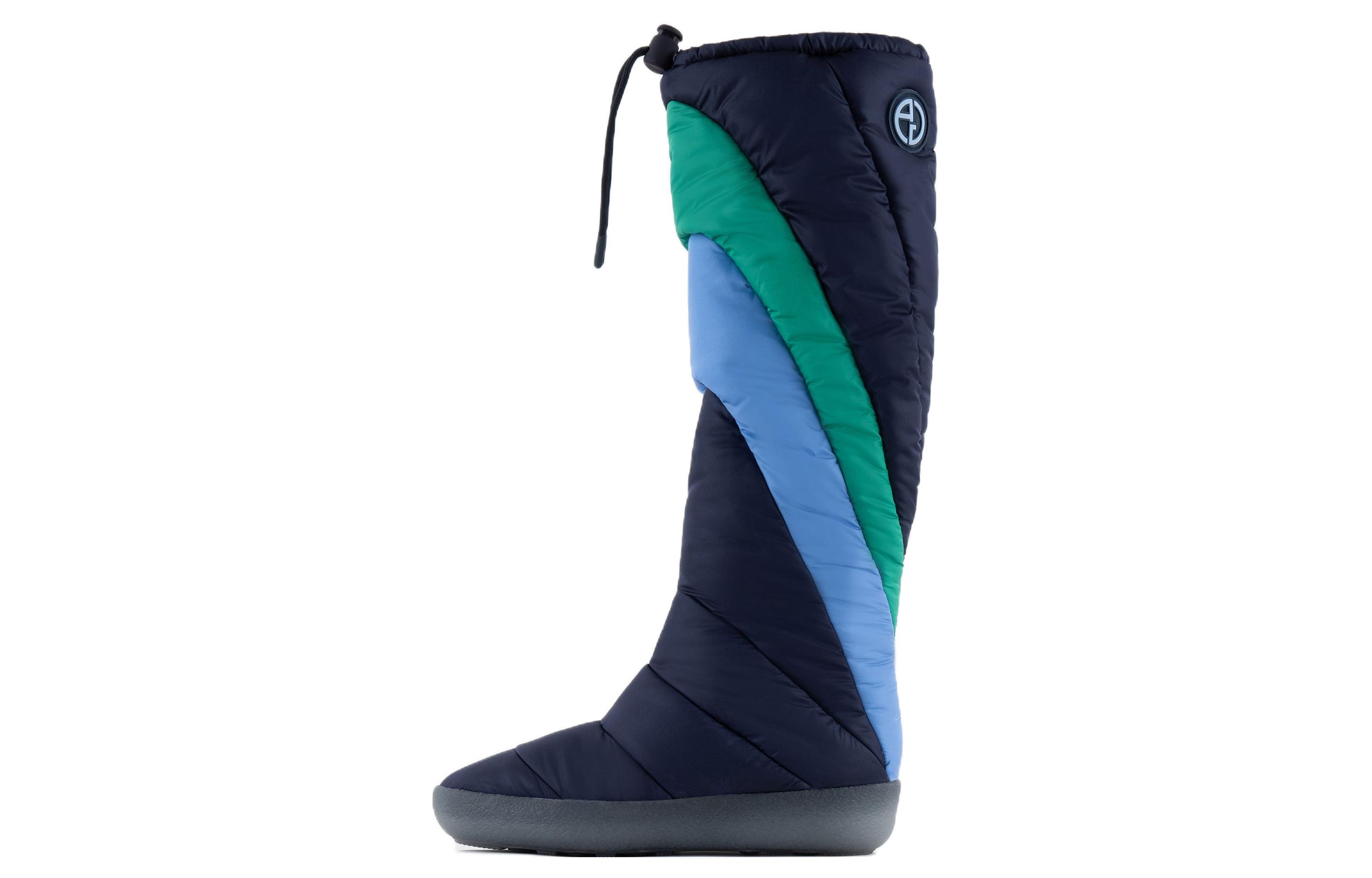 (W) Emporio Armani High-Top Sneaker Boots 'Blue Green'