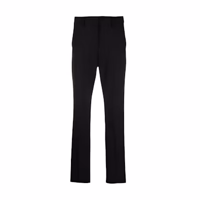 (Women) Emporio Armani High-Waist Black Tapered Casual Pants. 0NP08-T0200-2999