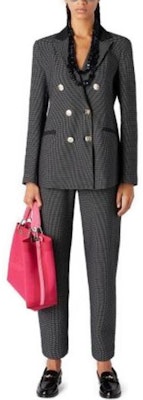 (W) Emporio Armani 女士黑色高腰休闲裤 6R2P7H2-JHBZ1-F010 Lookbook (W) Emporio Armani 女士黑色高腰休闲裤 6R2P7H2-JHBZ1-F010