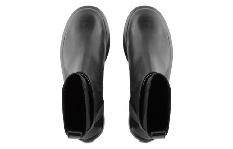 Order (W) Bota de Tobillo de Cuero Emporio Armani 'Moda Negra en Tendencia' X3N170XN748K001