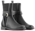 Lookbook (Women) Emporio Armani Leather Ankle Boot 'Black Fashion Trend' X3N170XN748K001