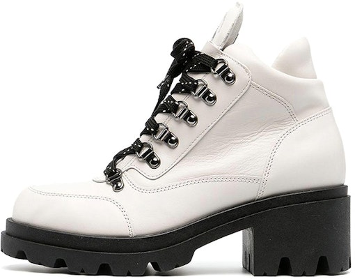 (Women) Emporio Armani Leather Ankle Boots 'White Lace-Up' X3M352XF68800395 Buy (Women) Emporio Armani Leather Ankle Boots 'White Lace-Up' X3M352XF68800395