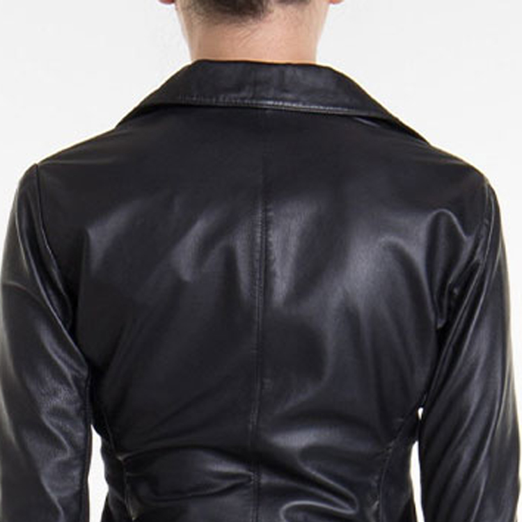 (Women) Emporio Armani Leather Biker Jacket Black SS21 0NB10-P02P1-5999 圖 7