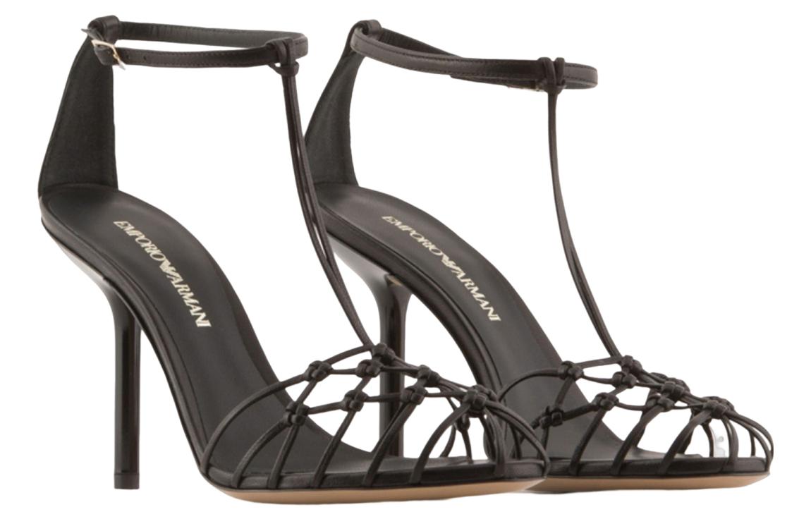 (W) Emporio Armani Leather Buckle 'Black Stiletto' 圖 2