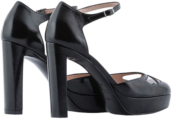 (Women) Emporio Armani Leather Buckle Round Toe Chunky Heel 'Black' X3E439XN6861A097 Shop (Women) Emporio Armani Leather Buckle Round Toe Chunky Heel 'Black' X3E439XN6861A097