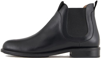 (Women) Emporio Armani Leather Chelsea Boot 'Black Comfort' X3M361XN898K001 (Women) Emporio Armani Leather Chelsea Boot 'Black Comfort' X3M361XN898K001