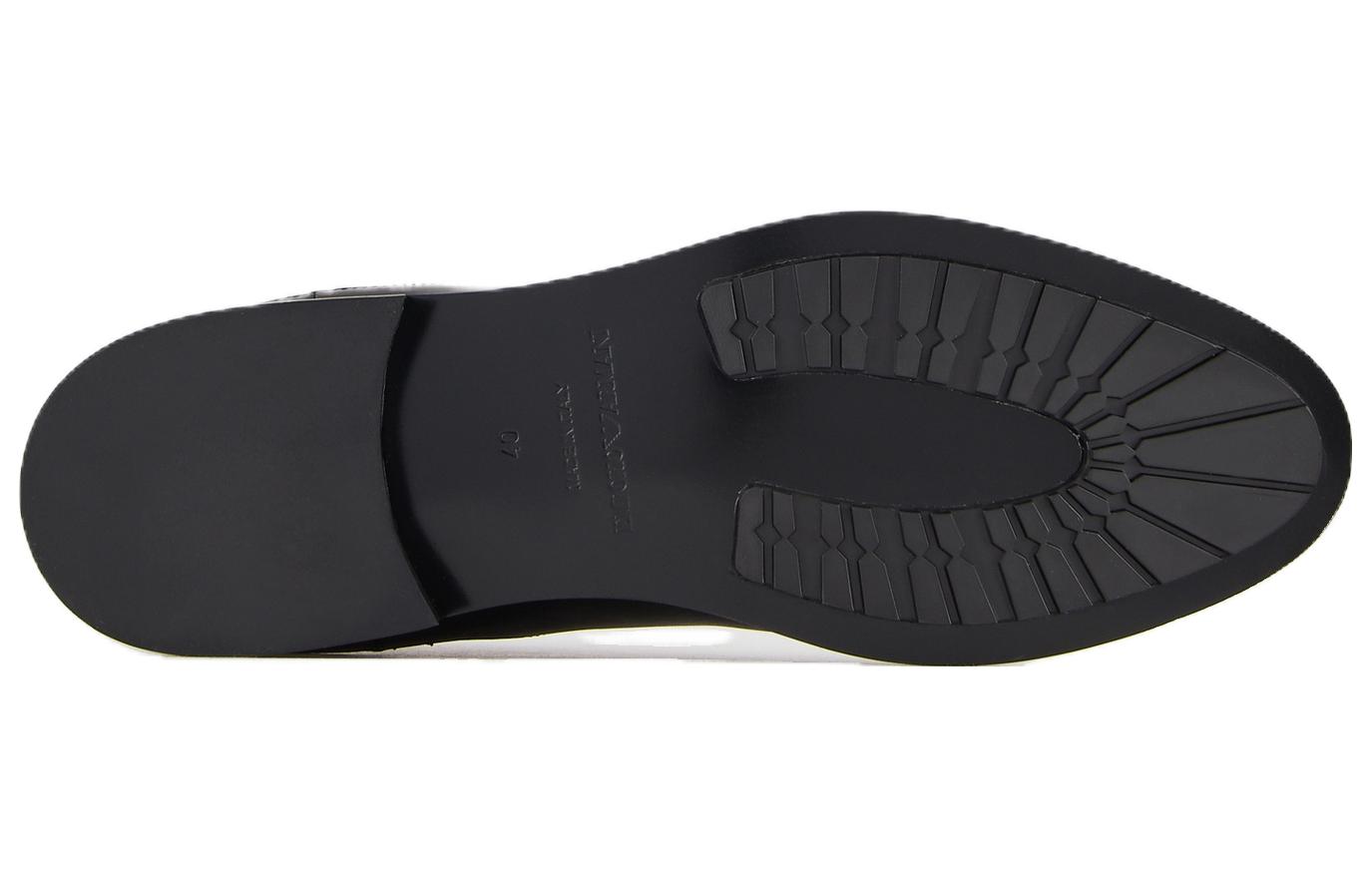 (W) Emporio Armani Leather Chelsea Boot 'Black CMFT' 圖 4