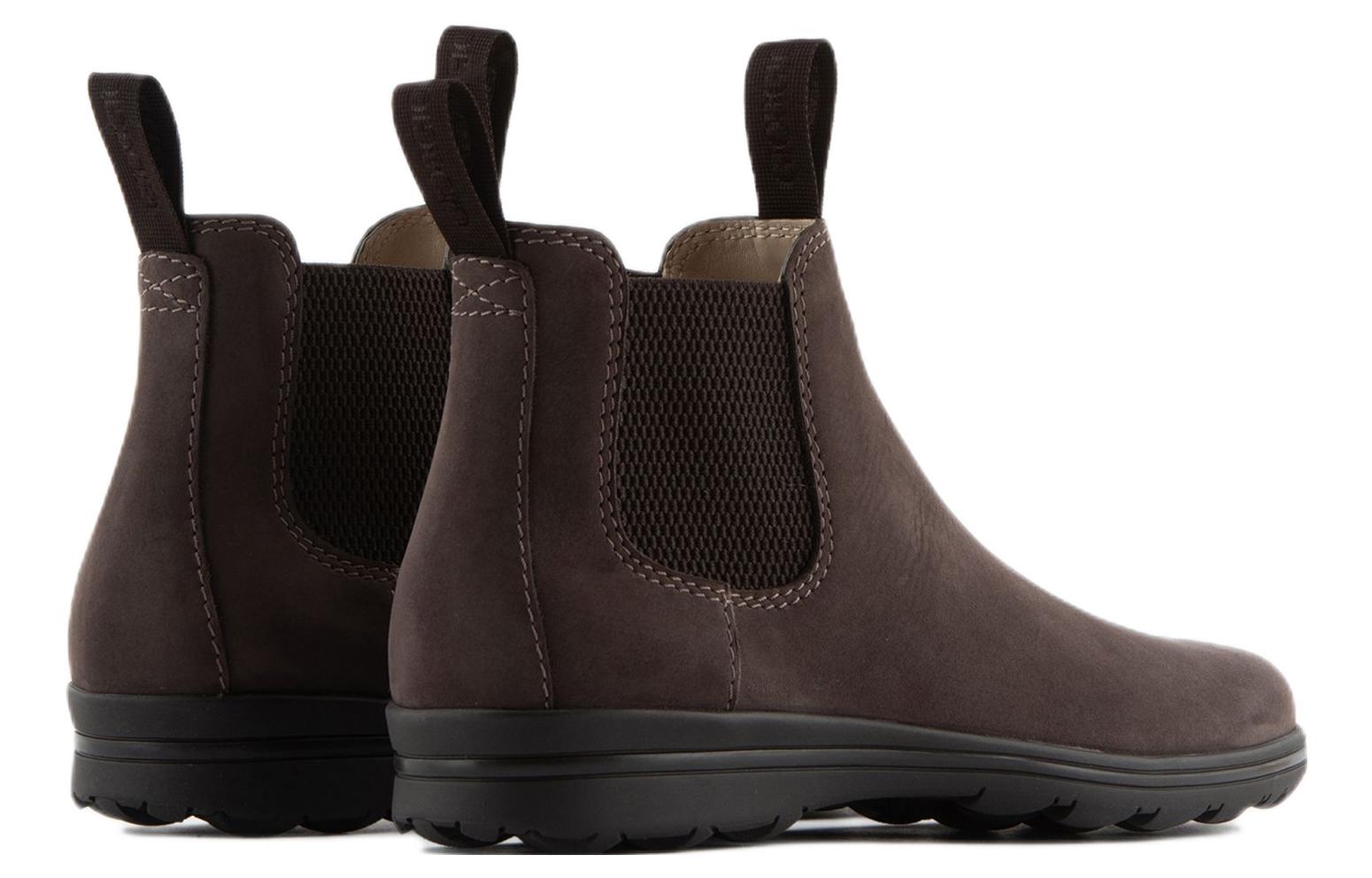 (W) Emporio Armani Leather Chelsea Boot 'Brown' 圖 3