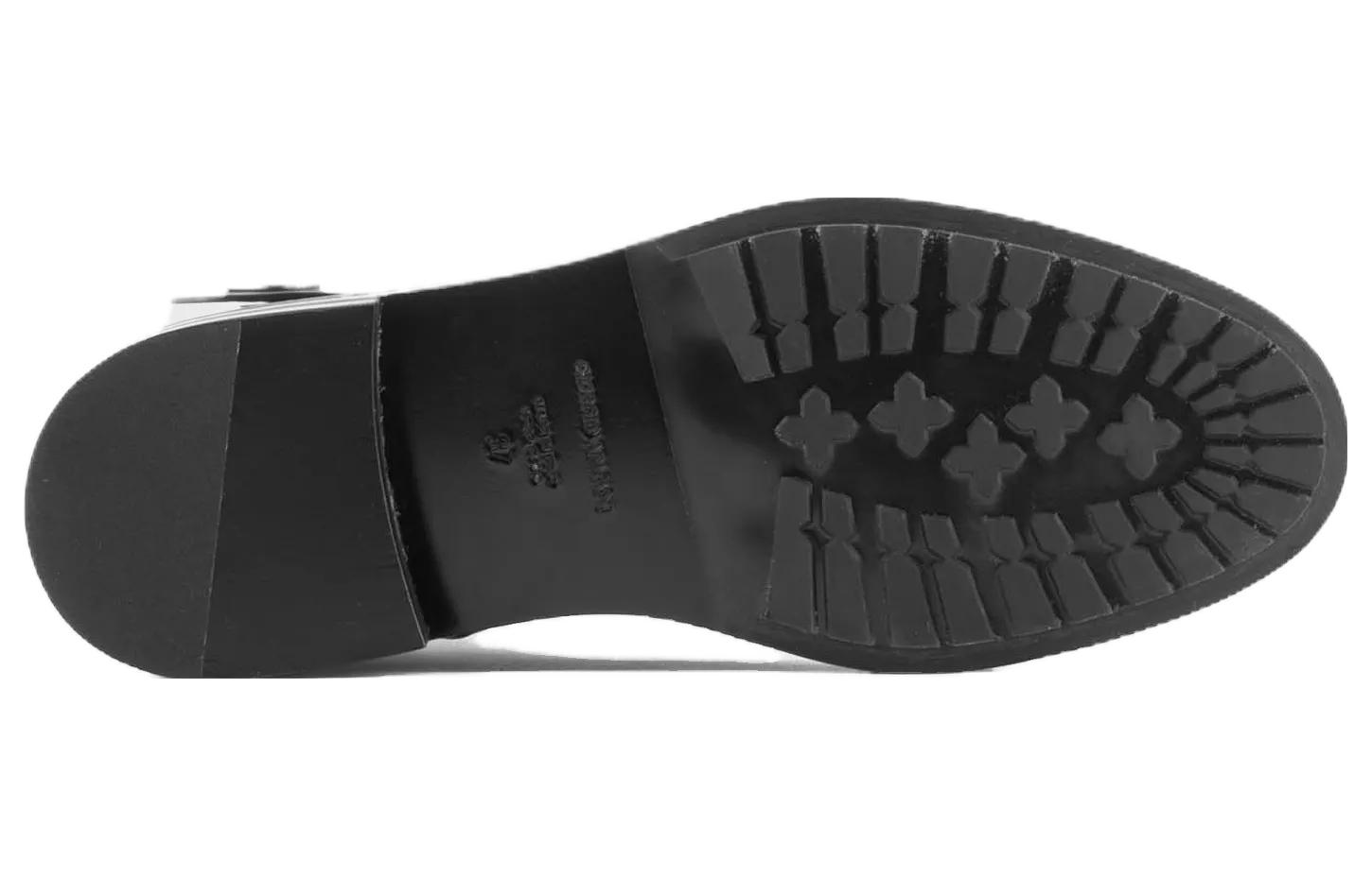 (W) Emporio Armani Leather Fashion Zip Ankle Boot 'Black' 圖 5