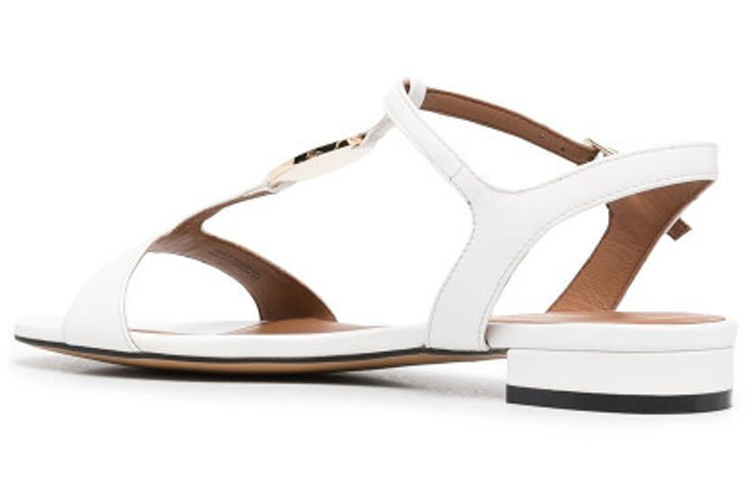 Lookbook (Women) Emporio Armani Leather Flat Sandal 'White' X3P640XF43800001