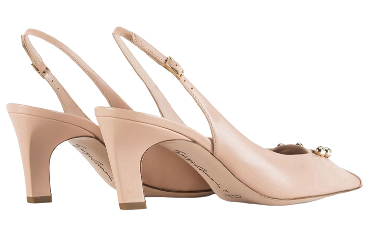 (W) Emporio Armani Leather High-Heel 'Pink Buckle' 圖 3