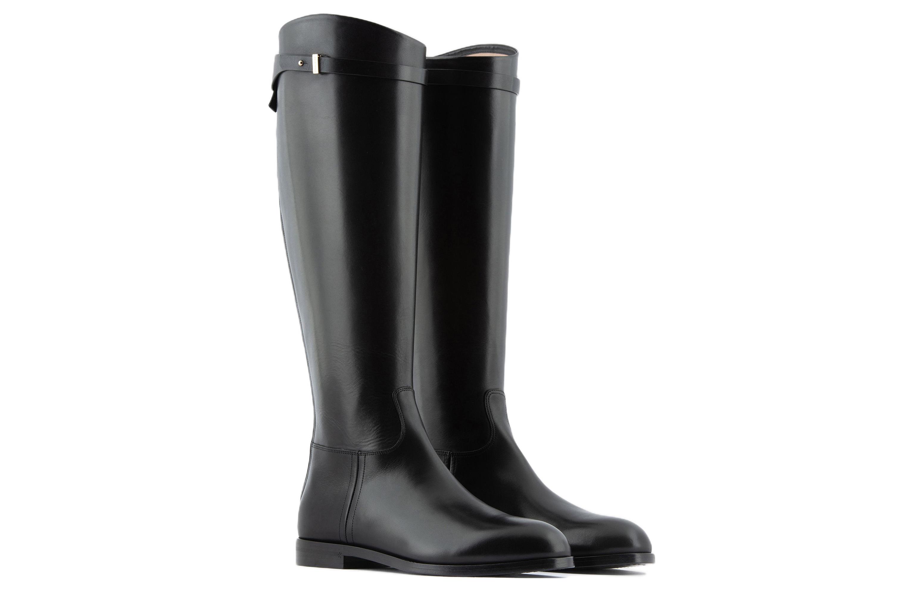 (W) Emporio Armani Leather High-Top 'Black' 圖 3