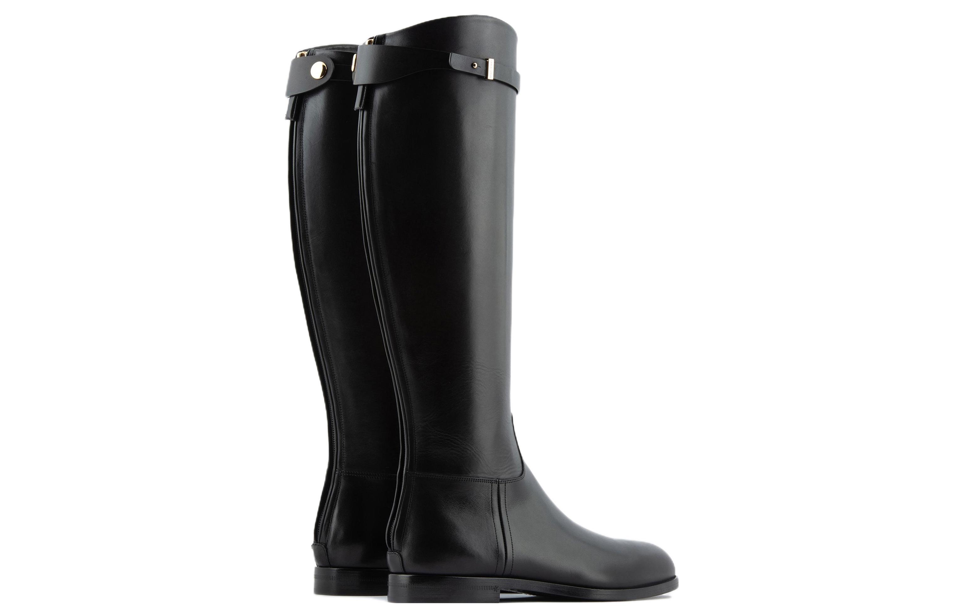 (W) Emporio Armani Leather High-Top 'Black' 圖 4