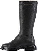 (Women) Emporio Armani Leather High-Top 'Black Deer Pattern' X3O213XF538100002 (Women) Emporio Armani Leather High-Top 'Black Deer Pattern' X3O213XF538100002