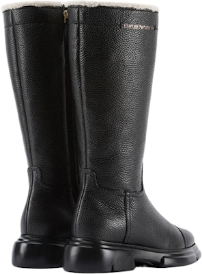 (Women) Emporio Armani Leather High-Top 'Black Deer Pattern' X3O213XF538100002 Shop (Women) Emporio Armani Leather High-Top 'Black Deer Pattern' X3O213XF538100002