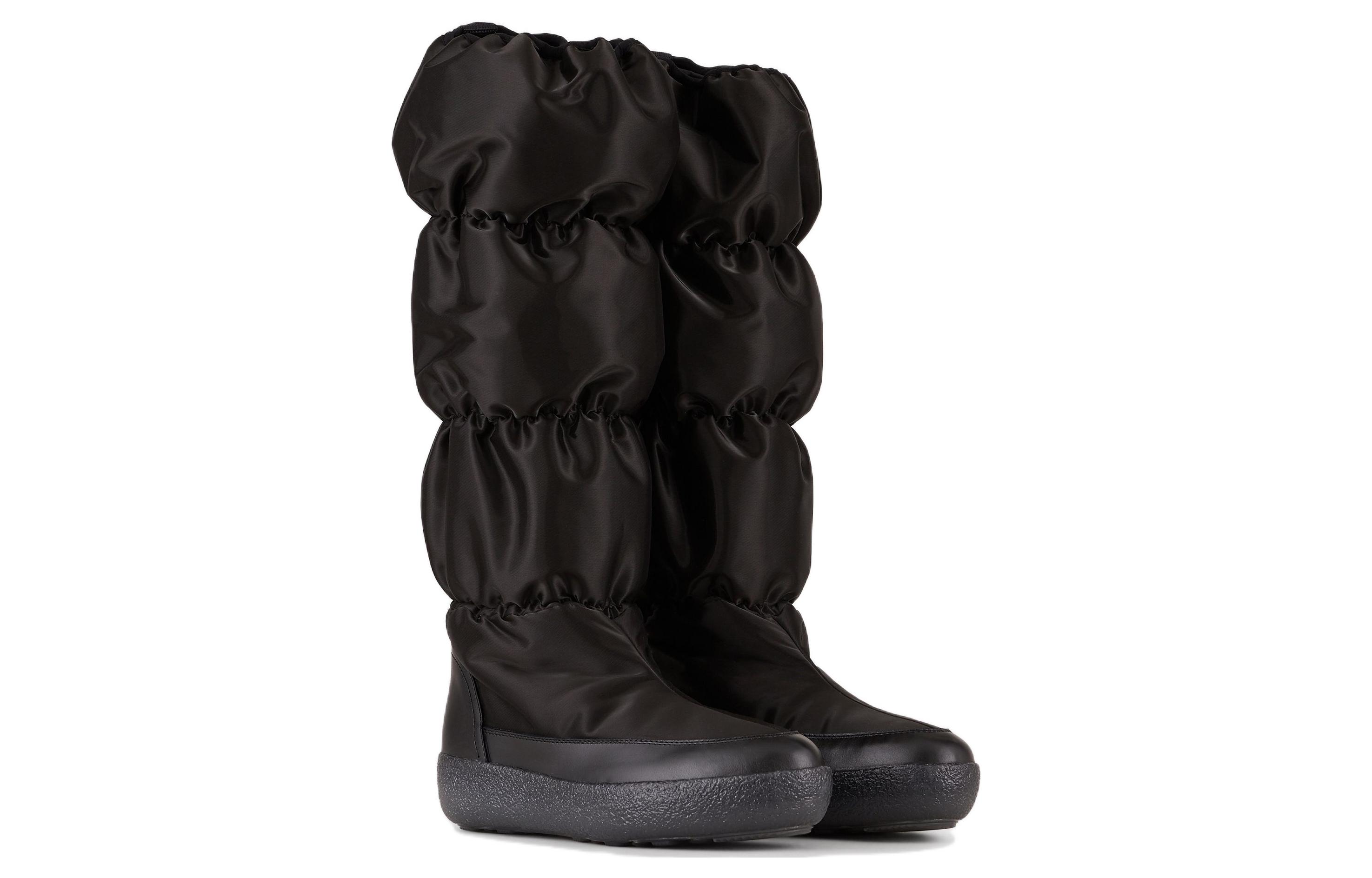 (W) Emporio Armani Leather High-Top Boot 'Black' 圖 3