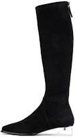 (Women) Emporio Armani Leather High-Top Boots 'Black Zip' X1O230XN3381K001 (Women) Emporio Armani Leather High-Top Boots 'Black Zip' X1O230XN3381K001