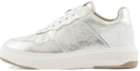 Buy (W) Sneakers Tinggi Kulit Emporio Armani 'Perak' X3X193XN893T265