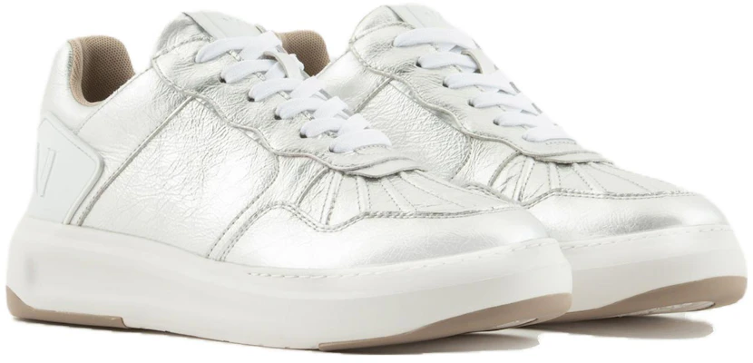 (W) Sneakers Tinggi Kulit Emporio Armani 'Silver' X3X193XN893T265 Order (W) Sneakers Tinggi Kulit Emporio Armani 'Silver' X3X193XN893T265