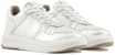 (W) Sneakers Tinggi Kulit Emporio Armani 'Perak' X3X193XN893T265