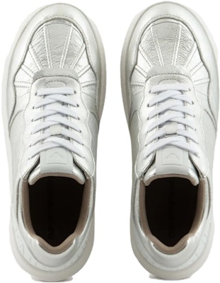 (Women) Emporio Armani Leather High-Top Sneakers 'Silver' X3X193XN893T265 Lookbook (Women) Emporio Armani Leather High-Top Sneakers 'Silver' X3X193XN893T265