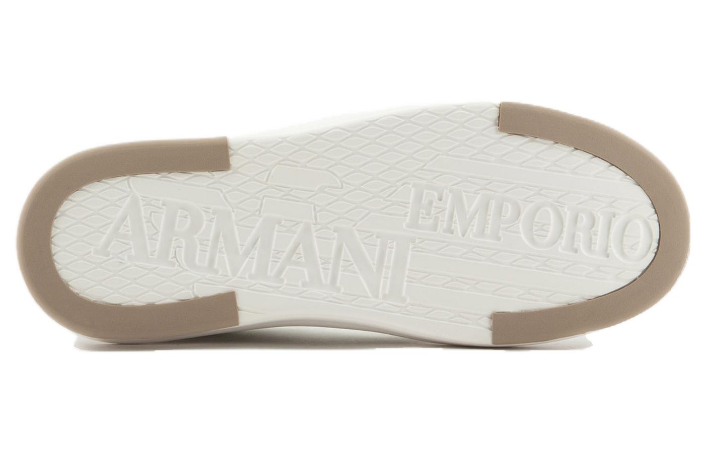 Purchase (W) Sneakers Tinggi Kulit Emporio Armani 'Silver' X3X193XN893T265