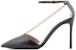 (Women) Emporio Armani Leather Kitten Heel Pumps 'Black Buckle' X1F183XF491100002