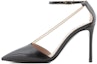 Buy (Women) Emporio Armani Leather Kitten Heel Pumps 'Black Buckle' X1F183XF491100002