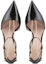 Lookbook (Women) Emporio Armani Leather Kitten Heel Pumps 'Black Buckle' X1F183XF491100002