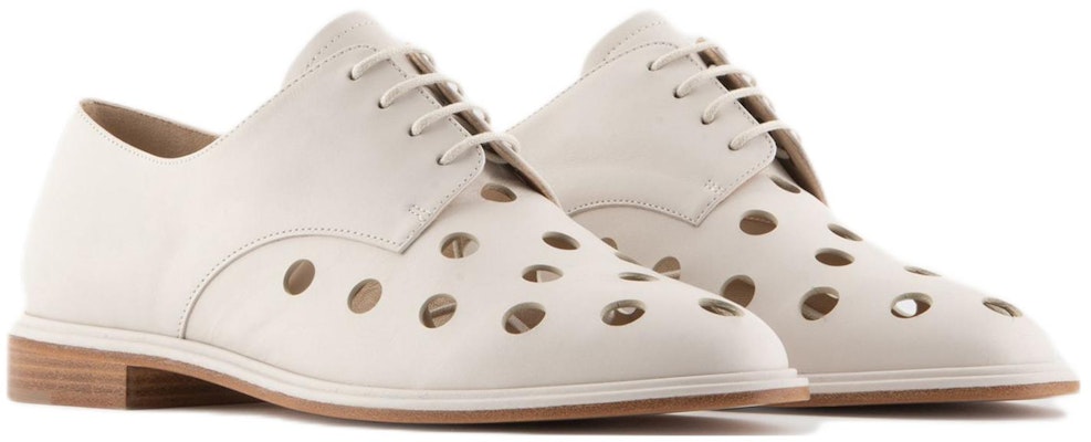 (Women) Emporio Armani Leather Lace-Up Flat 'White' X1C229XF562100809 Lookbook (Women) Emporio Armani Leather Lace-Up Flat 'White' X1C229XF562100809