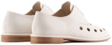 Shop (Women) Emporio Armani Leather Lace-Up Flat 'White' X1C229XF562100809