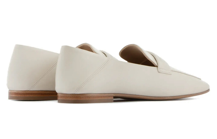 (W) Emporio Armani Leather Loafers 'White Logo' 圖 3