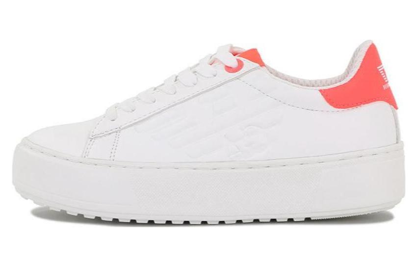 (W) Emporio Armani Leather Low-Top 'White'
