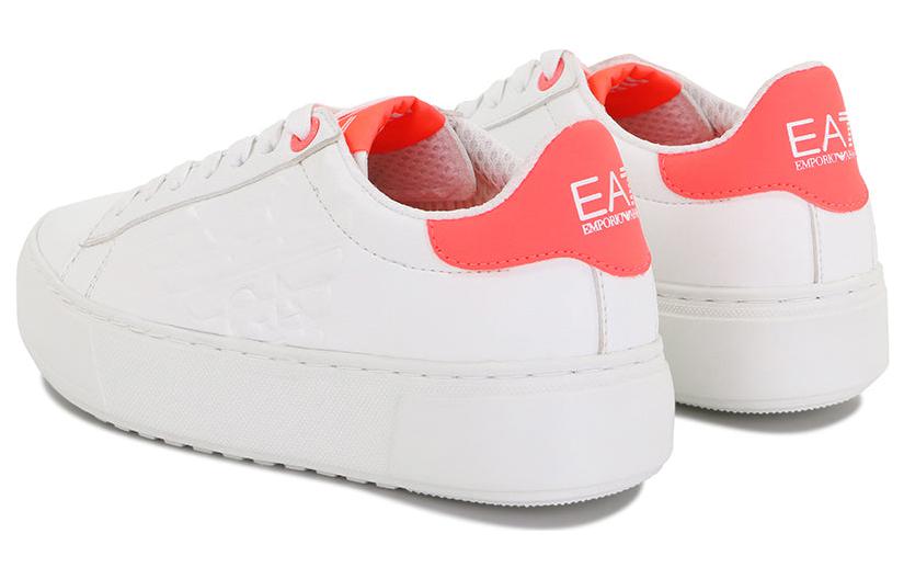 (W) Emporio Armani Leather Low-Top 'White' 圖 3