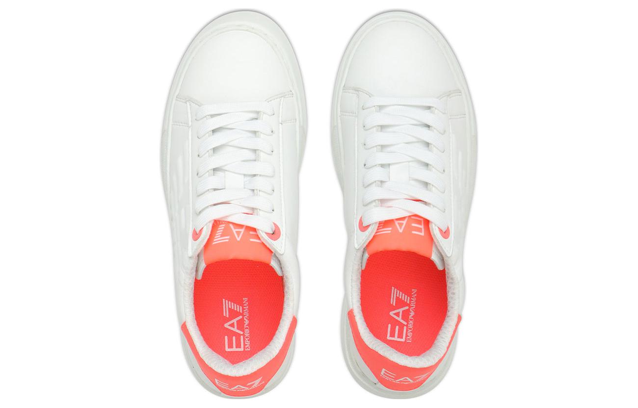 (W) Emporio Armani Leather Low-Top 'White' 圖 4